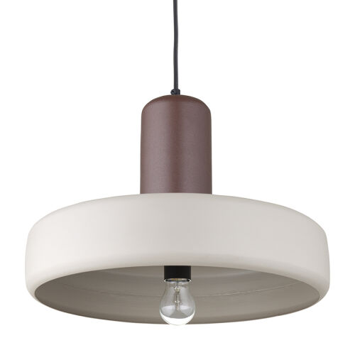 Светильник подвесной juko, D42х31 см, вишневый/бежевый 5