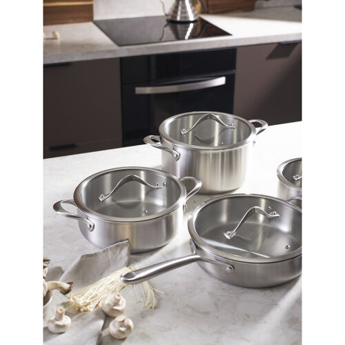 Кастрюля с крышкой 3ply etalon, D24 см, 6 л 6