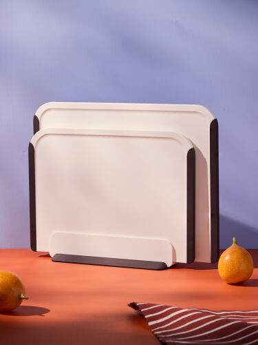 Доска разделочная smartchef, 40х31 см, бежевая/бордовая 3