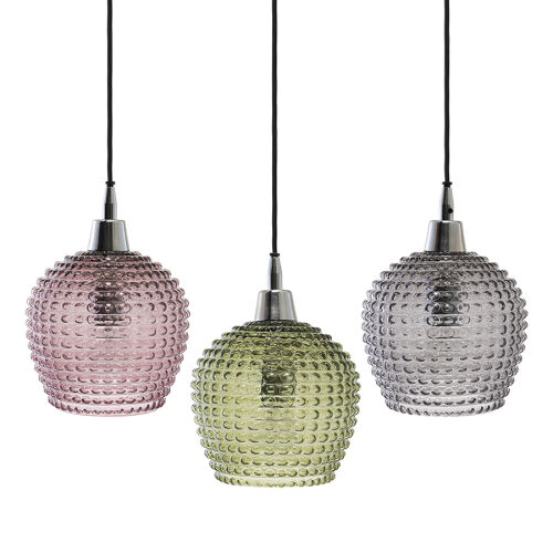 Светильник подвесной каскадный aurora, 65х18 см, сливовый/зелены 3