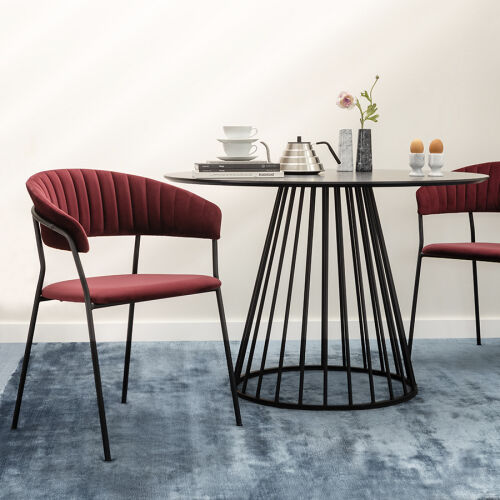 Стул stefany, велюр, винный 5