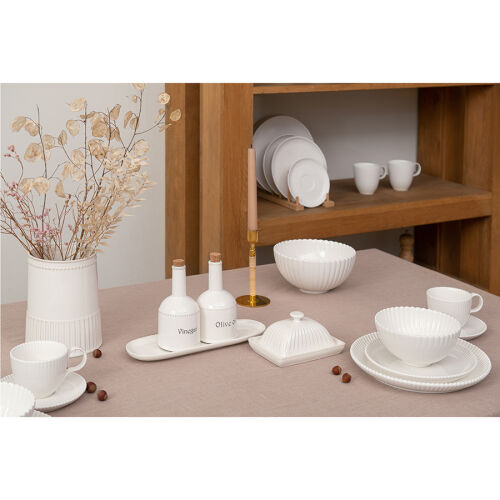 Набор из двух салатников белого цвета из коллекции kitchen spiri 2