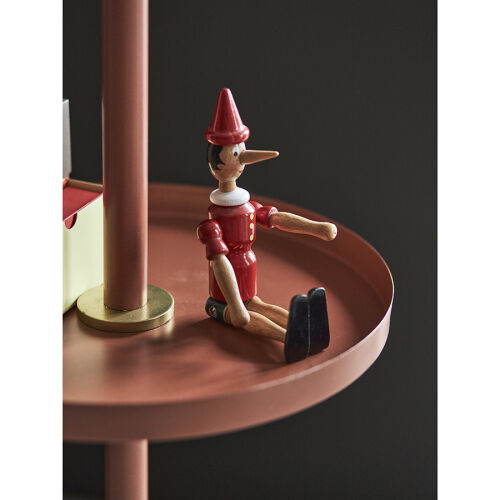 Вешалка напольная с полкой lingon, терракотовая 1