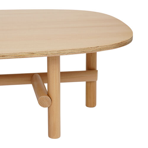 Стол журнальный ottal, 110х59,5х32 см, бук, бежевый 5