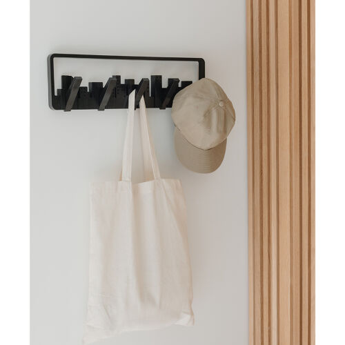 Вешалка настенная skyline, 50 см, черная, 5 крючков 3
