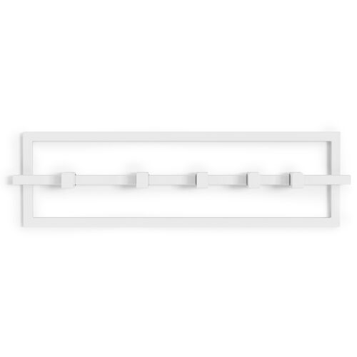 Вешалка настенная cubiko, 53 см, белая, 5 крючков 5