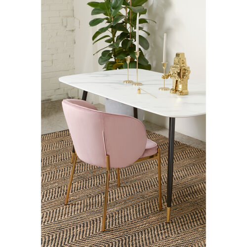 Стул coral, велюр, пыльная роза 7