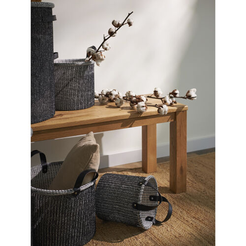 Корзина для хранения sustainable collection, D22х23 см, черная 3 Корзина для хранения sustainable collection, D22х23 см, черная 3