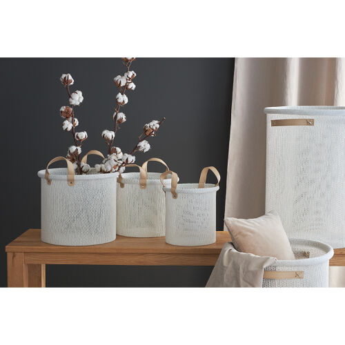 Корзина для хранения sustainable collection, D42х55 см, молочная 2 Корзина для хранения sustainable collection, D42х55 см, молочная 2