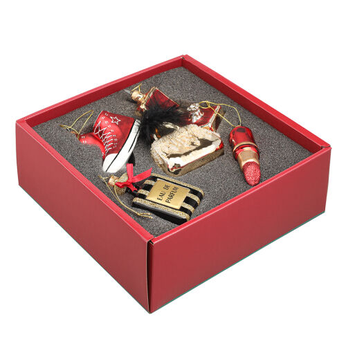 Набор ёлочных украшений vogue из коллекции new year essential, 5 6