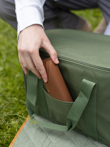 Термосумка для пикника smart picnic, l, темно-зеленая 1 Термосумка для пикника smart picnic, l, темно-зеленая 1