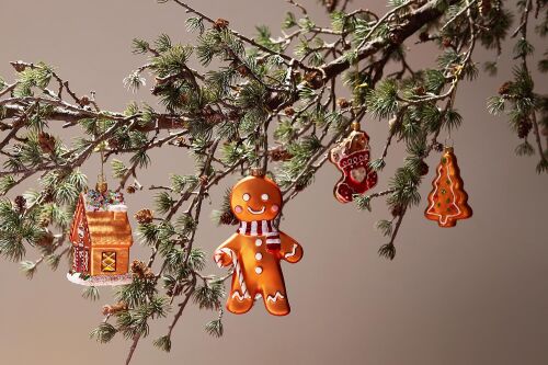 Набор ёлочных украшений ginger celebration из коллекции new year 3