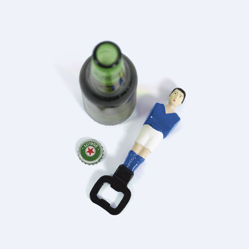 Открывалка для бутылок foosball, голубая 5