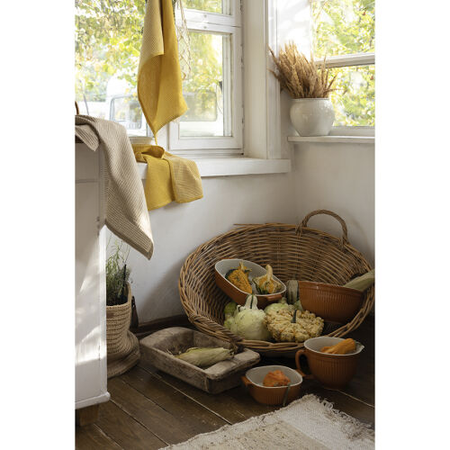 Миска soft ripples, 3,9 л, карамельная 12