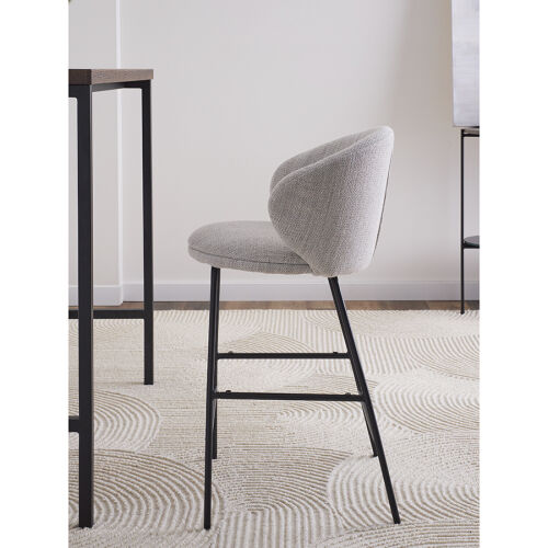 Стул полубарный comfy, рогожка, топленое молоко 2