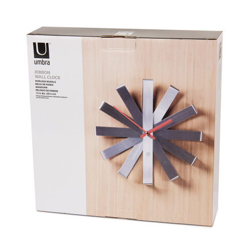 Часы настенные ribbon, D31 см, сталь 6 Часы настенные ribbon, D31 см, сталь 6
