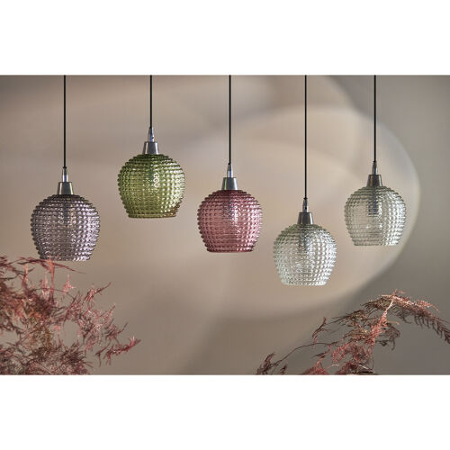 Светильник подвесной каскадный aurora, 110х18 см, сливовый/зелен 4