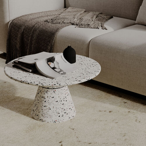 Столик журнальный bayn, D60 см, белый 1