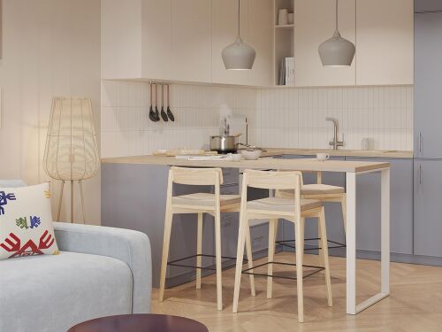 Торшер vinger, 135 см, бежевый 4