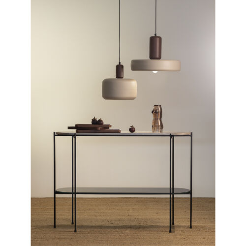 Светильник подвесной juko, D42х31 см, вишневый/бежевый 7