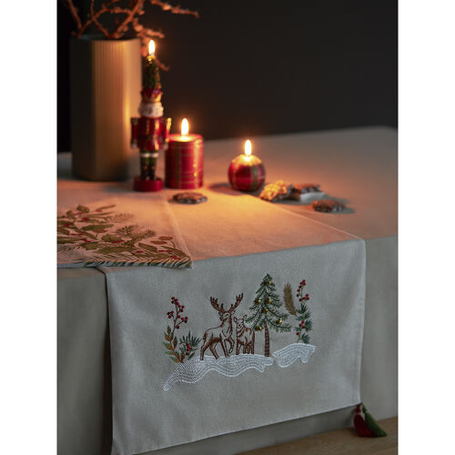 Дорожка на стол celebrations из коллекции new year essential, 45 4 Дорожка на стол celebrations из коллекции new year essential, 45 4