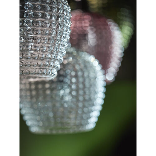 Светильник подвесной каскадный aurora, 110х18 см, сливовый/зелен 2