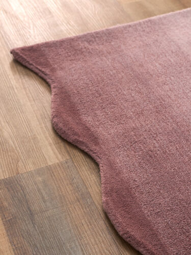 Ковер из шерсти over horizon цвета марсала из коллекции trendy r 4