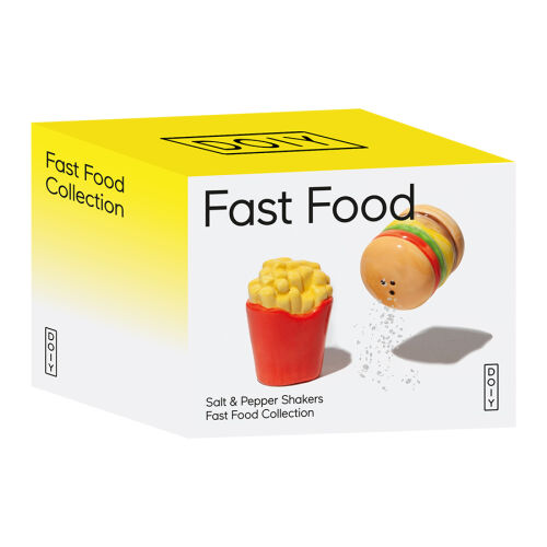 Набор из солонки и перечницы fast food, burger & f 7