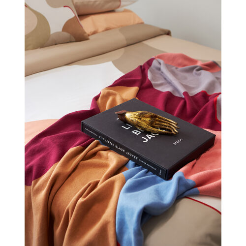 Плед из хлопка с авторским принтом из коллекции freak fruit, 130 3