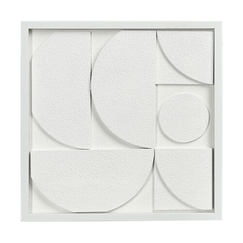 Панно декоративное с эффектом 3d minimalism, с белой рамой, 40х4 1 Панно декоративное с эффектом 3d minimalism, с белой рамой, 40х4 1