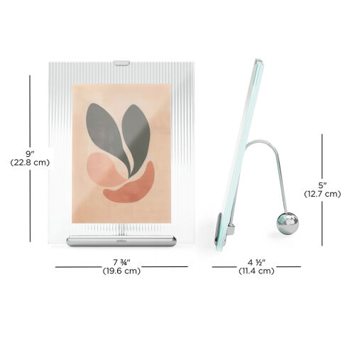 Фоторамка flute, 20х23 см, хром 5