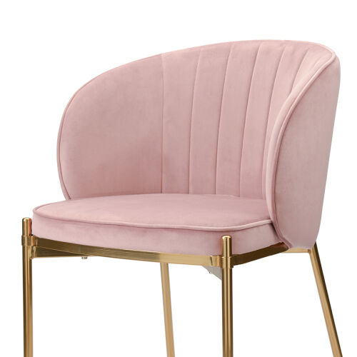 Стул coral, велюр, пыльная роза 4