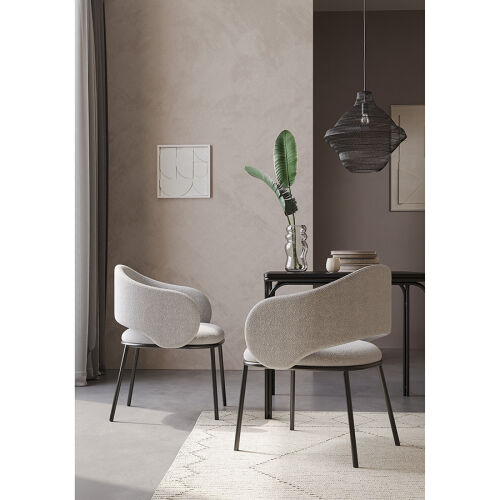 Стул coastal, букле, дымчато-серый 6