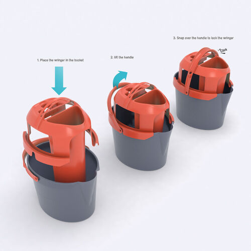 Вставка-отжим для ведра с секцией для чистой воды 2