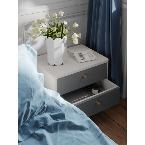 Тумба прикроватная saga, hordur, 55х40х50 см, белая 2