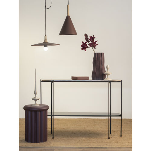 Столик приставной vivlend, D37 см, сливовый 7