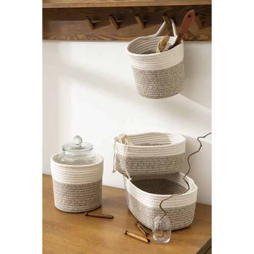 Кашпо gerd, D20х19 см, белое/светло-бежевое 4