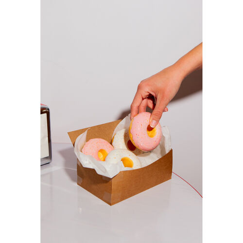 Подсвечник fast food, donut, D7 см, розовый 1 Подсвечник fast food, donut, D7 см, розовый 1