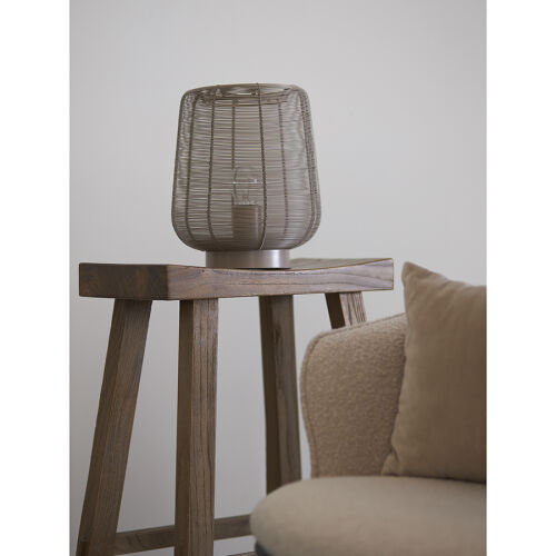 Лампа настольная vinger, D22х26 см, бежевая 2