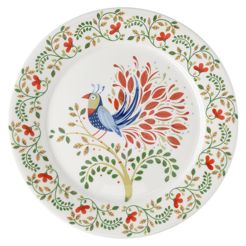 Тарелка fantail bird из коллекции birds of paradise, D28 см 1 Тарелка fantail bird из коллекции birds of paradise, D28 см 1