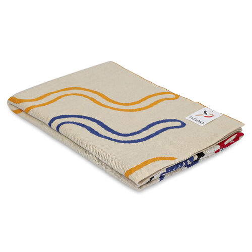 Плед из хлопка по мотивам эвенских орнаментов из коллекции cultu 4