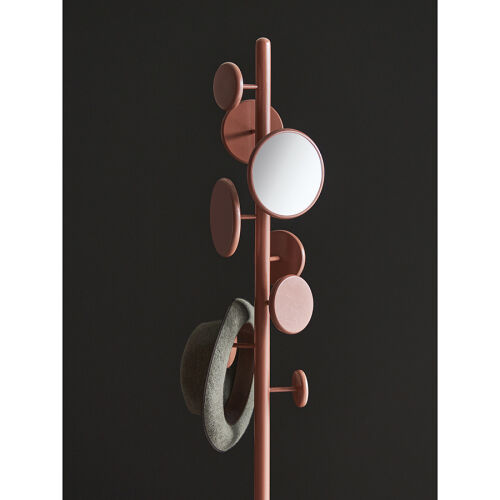 Вешалка напольная с полкой lingon, терракотовая 2