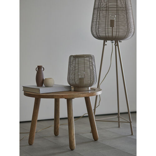 Лампа настольная vinger, D22х26 см, бежевая 2