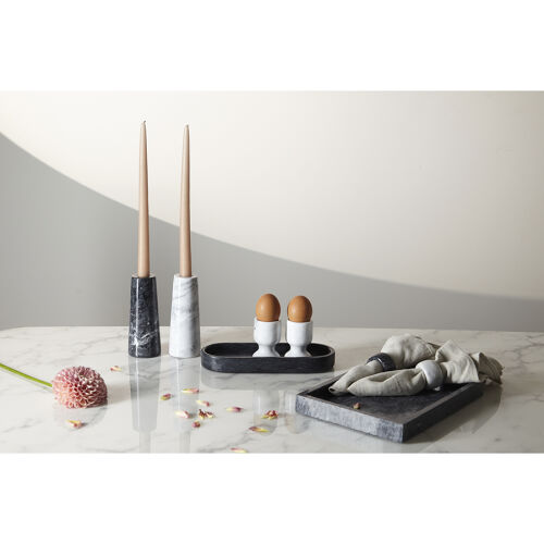 Набор колец для салфеток marm, D5 см, черный мрамор, 2 шт. 7