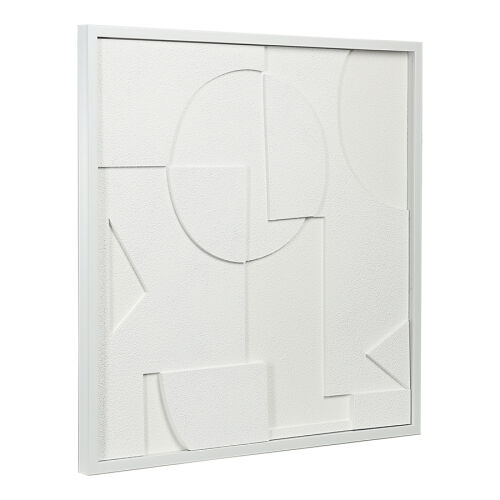 Панно декоративное с эффектом 3d minimalism, с белой рамой, 60х6 4