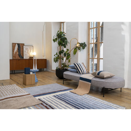 Плед из хлопка с рисунком tulip garden из коллекции terra, 130х1 7