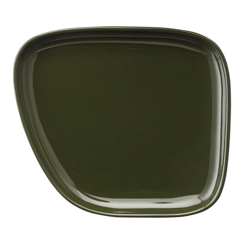 Набор из 5-ти сервировочных тарелок на деревянном подносе sorren 3