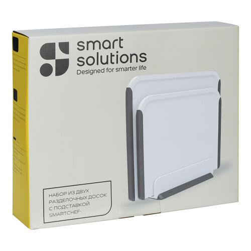 Набор из двух разделочных досок с подставкой smartchef 6