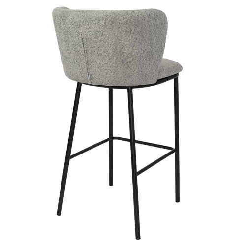 Стул барный foggy, букле, серый 3