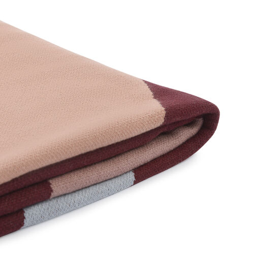 Плед из хлопка с рисунком tulip field из коллекции terra, 130х18 4